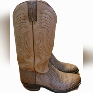 Imperial VTG Mens Tan Cowboy Boots 9D Western Core